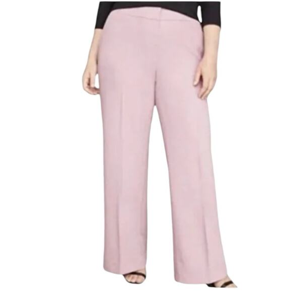 Lane Bryant The Allie Wide Leg Pant High Rise Lilac Mauve Women’s Plus Size 20 - Picture 1 of 9